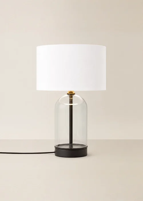 ValueLights Jessy Black Table Lamp with White Shade - One Size Image 4