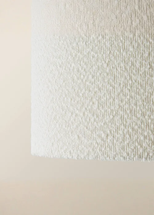 ValueLights Balan Gold Table Lamp with Cream Boucle Shade - One Size Image 6