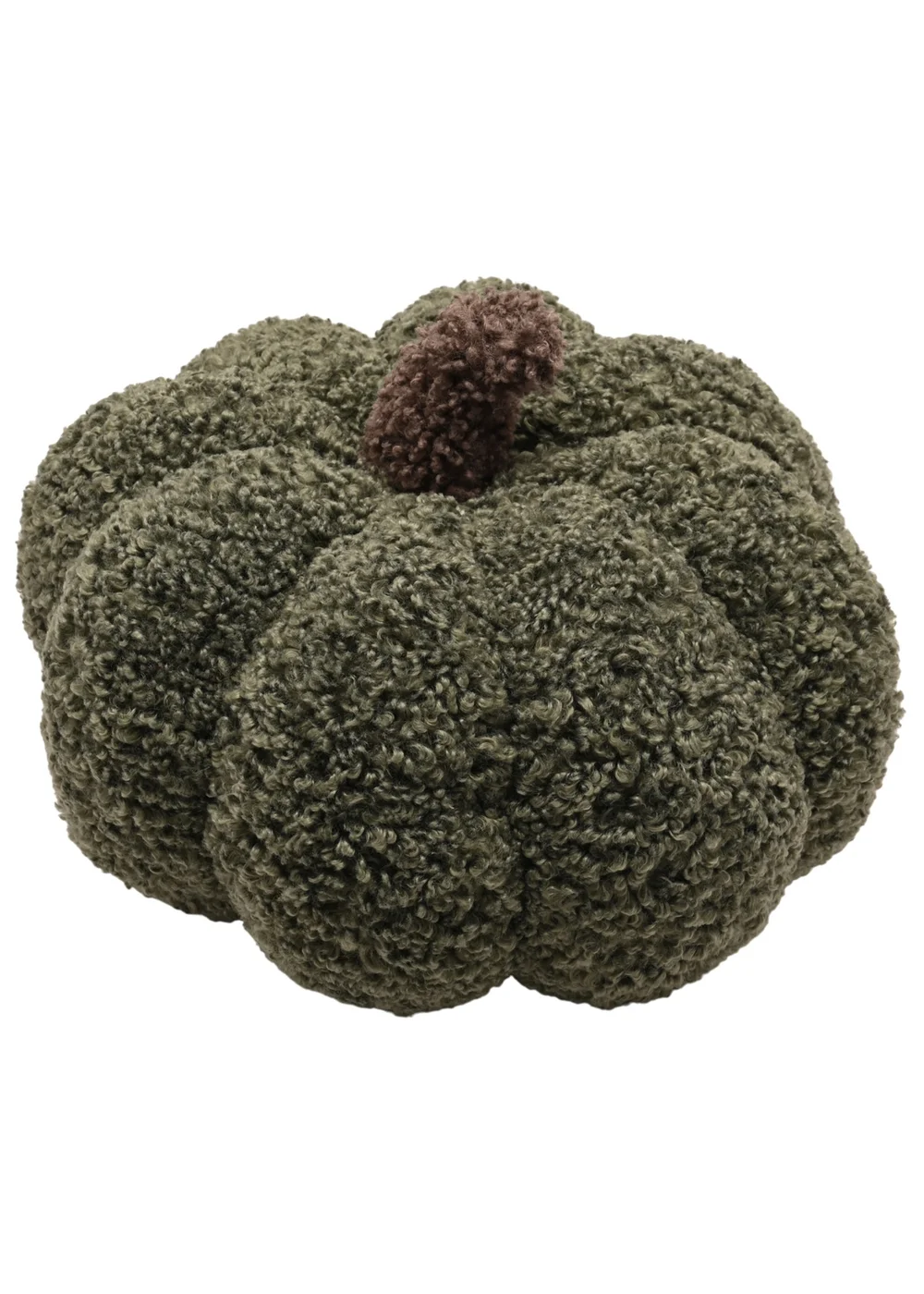 Country Living Pumpkin Cushion - Green - One Size Image 3