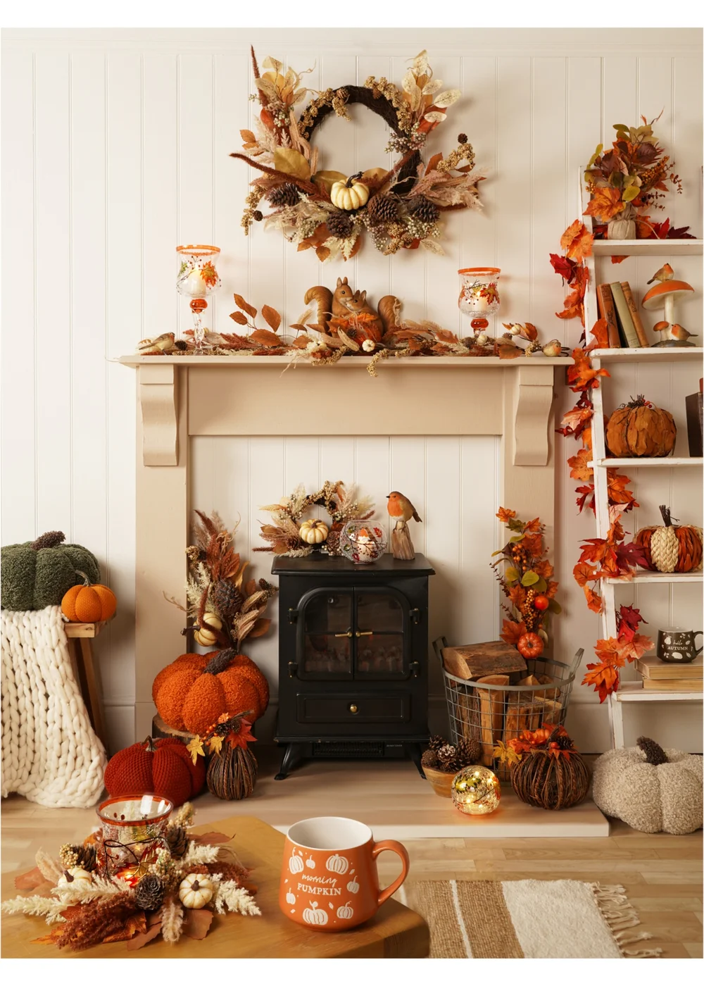 Country Living Pumpkin Cushion - Neutral - One Size Image 5