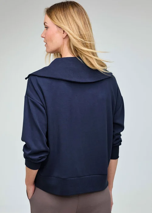 CT Active Dark Sky Relaxed Long Sleeve Half Zip Sweatshirt - S Image 3