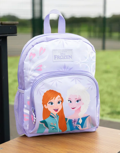 Vanilla Underground Disney Frozen Girls Purple Anna & Elsa Backpack (One Size) - One Size Image 1