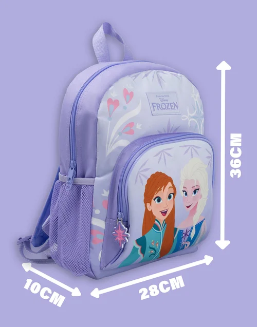 Vanilla Underground Disney Frozen Girls Purple Anna & Elsa Backpack (One Size) - One Size Image 6