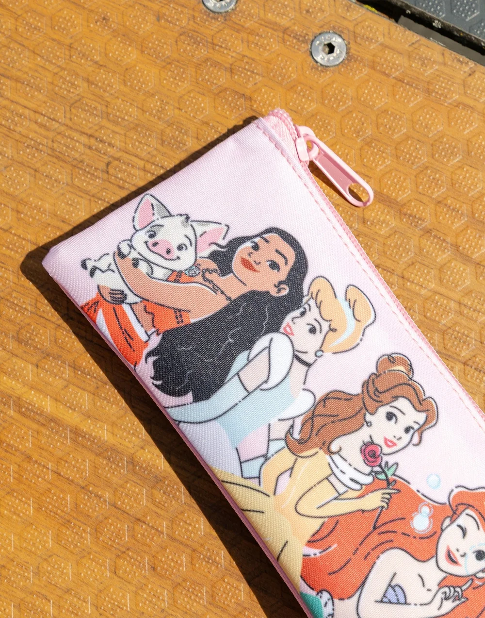 Vanilla Underground Disney Princess Girls Pink Multi Character 4 Piece Backpack Set (One Size) - One Size Image 4