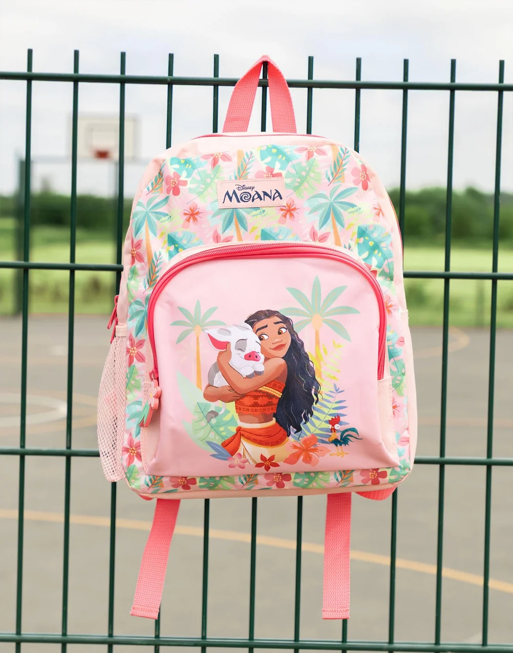 Vanilla Underground Disney Girls Pink Moana Backpack (One Size) - One Size Image 1