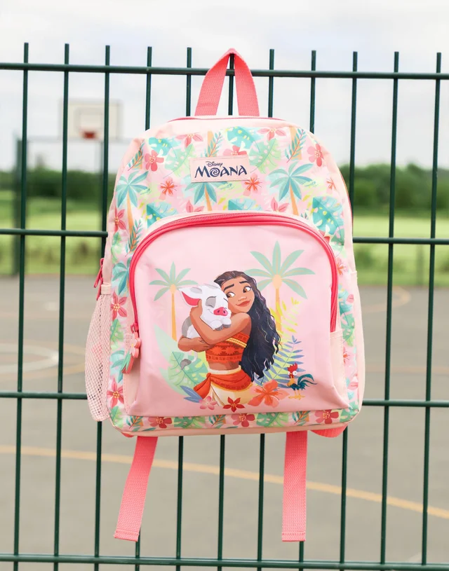Vanilla Underground Disney Girls Pink Moana Backpack (One Size)