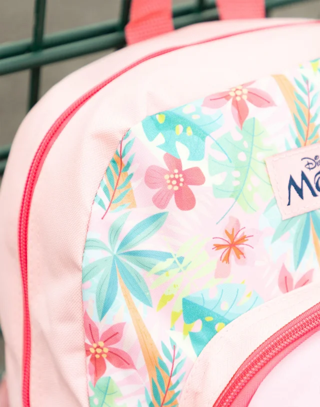 Vanilla Underground Disney Girls Pink Moana Backpack (One Size)