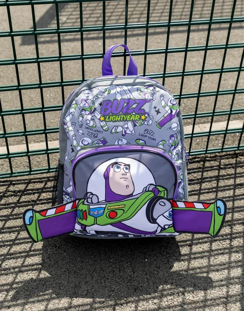 Vanilla Underground Disney Toy Story Boys Grey Buzz Wings Backpack (One Size) - One Size Image 1