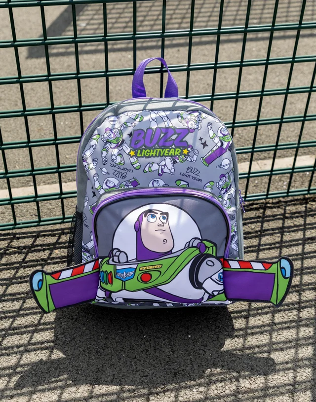 Vanilla Underground Disney Toy Story Boys Grey Buzz Wings Backpack (One Size)