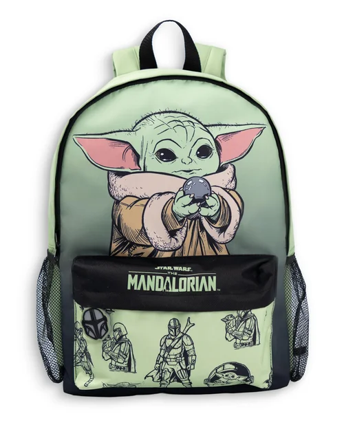 Vanilla Underground Star Wars Boys Green Grogu Backpack (One Size) - One Size Image 5