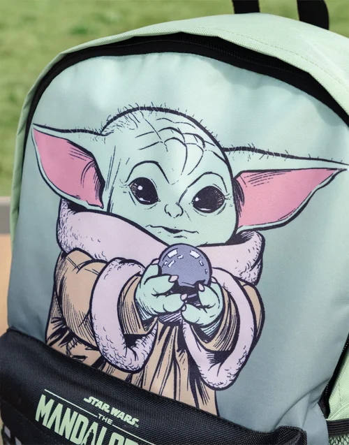 Vanilla Underground Star Wars Boys Green Grogu Backpack (One Size) - One Size Image 2