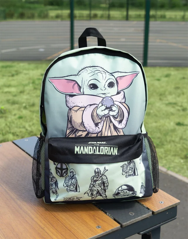 Vanilla Underground Star Wars Boys Green Grogu Backpack (One Size)