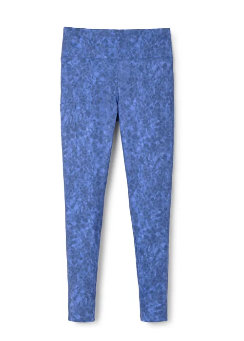 CT Active Pale Sky Stretch Print Leggings With Pockets - 10/L27 Image 4