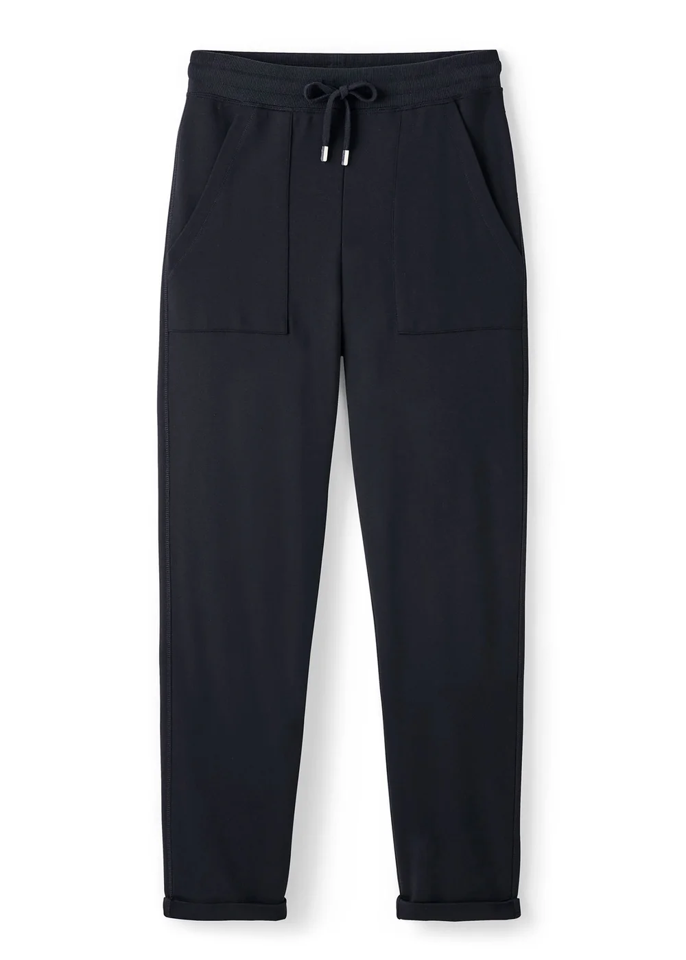 CT Active Black Turn Up Jersey Joggers - 20 Image 4