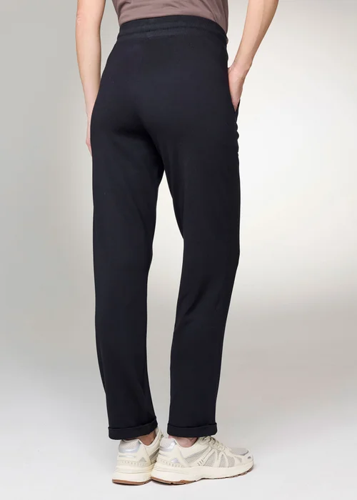 CT Active Black Turn Up Jersey Joggers - 20 Image 3