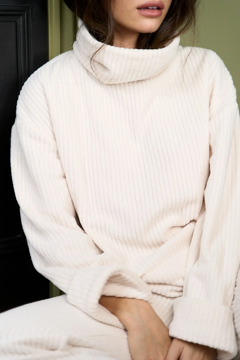 JimJam Cream Textured Lounge Set - L/XL Image 2