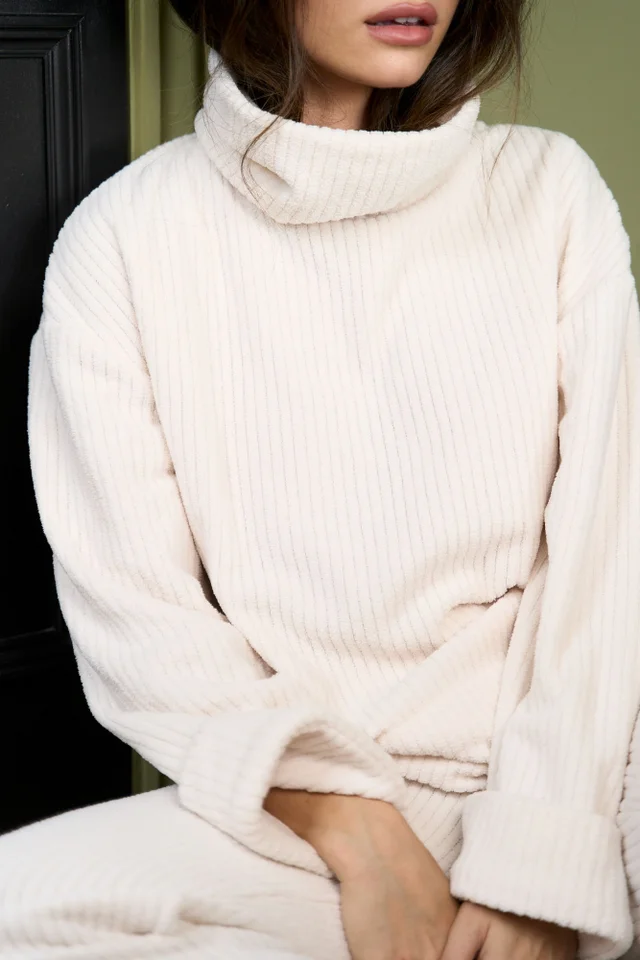 JimJam Cream Textured Lounge Set