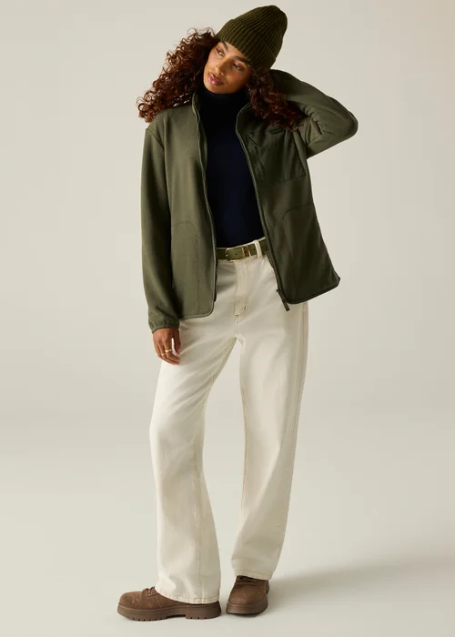 Regatta Khaki Frankie Half Zip Warm Fleece - 10 Image 6