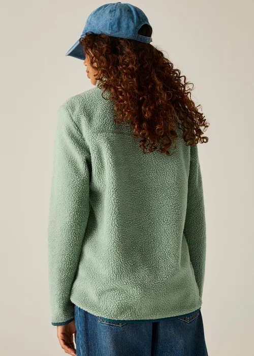 Regatta Soft Green Frankie Borg Half Zip Warm Fleece - 18 Image 3