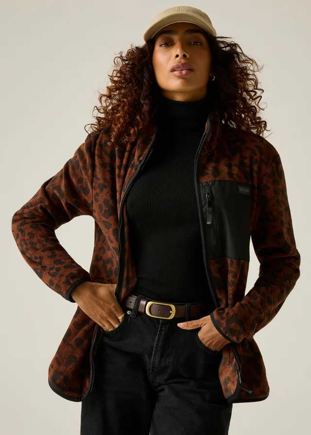 Regatta Leopard Frankie Half Zip Warm Fleece