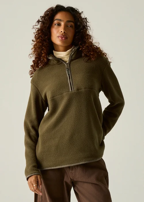 Regatta Dark Green Frankie Borg Half Zip Warm Fleece - 16 Image 6