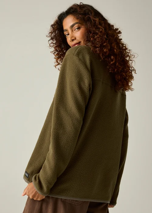 Regatta Dark Green Frankie Borg Half Zip Warm Fleece - 16 Image 3