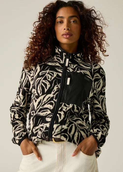 Regatta White/Black Frankie Half Zip Warm Fleece - 12 Image 1