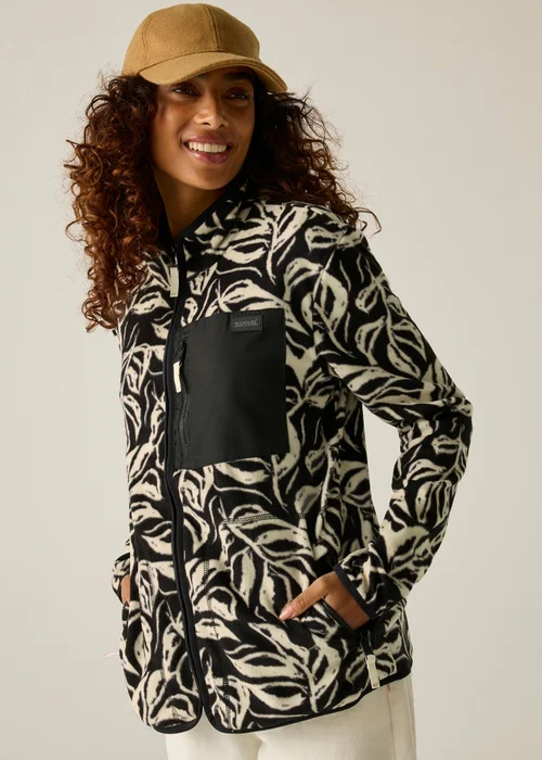 Regatta White/Black Frankie Half Zip Warm Fleece - 12 Image 4