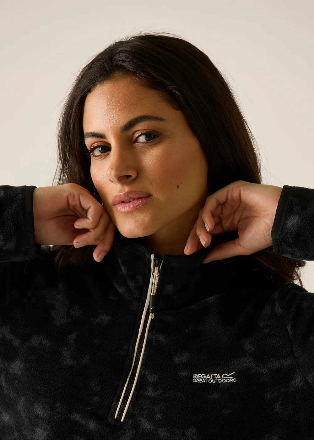 Regatta Black Margot 1/4 Zip Soft Fleece - 14 Image 4
