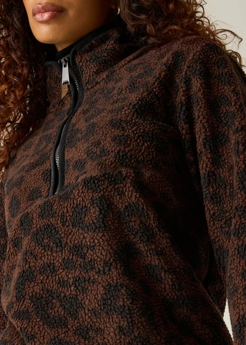 Regatta Leopard Frankie Borg Half Zip Warm Fleece - 12 Image 6