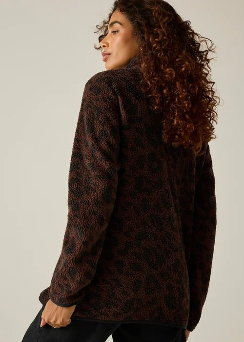 Regatta Leopard Frankie Borg Half Zip Warm Fleece - 12 Image 4