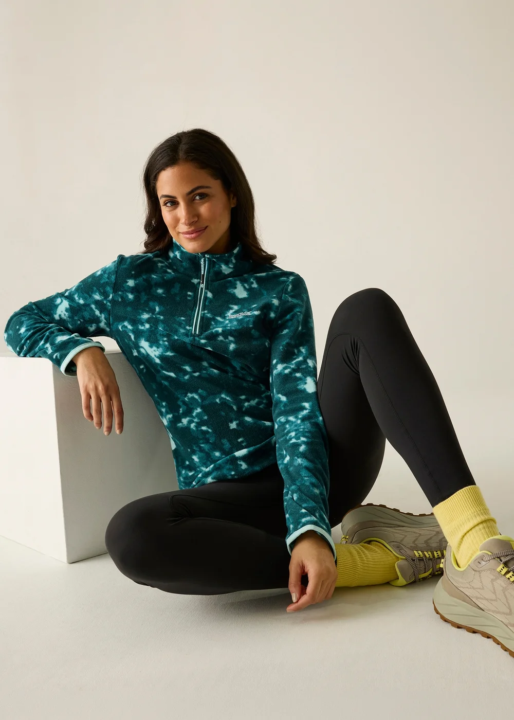 Regatta Turquoise Margot 1/4 Zip Soft Fleece - 14 Image 5