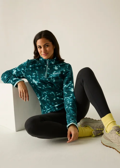 Regatta Turquoise Margot 1/4 Zip Soft Fleece - 14 Image 5