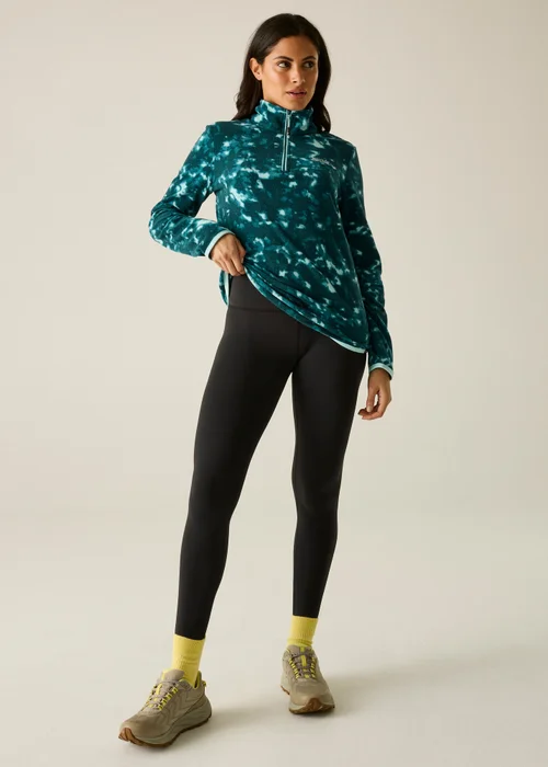 Regatta Turquoise Margot 1/4 Zip Soft Fleece - 14 Image 3