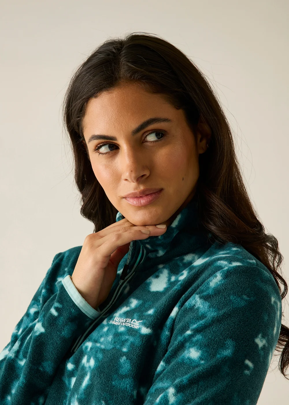 Regatta Turquoise Margot 1/4 Zip Soft Fleece - 14 Image 4