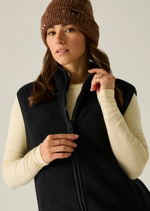 Regatta Black Frankie Borg Cosy Bodywarmer - 18 Image 5
