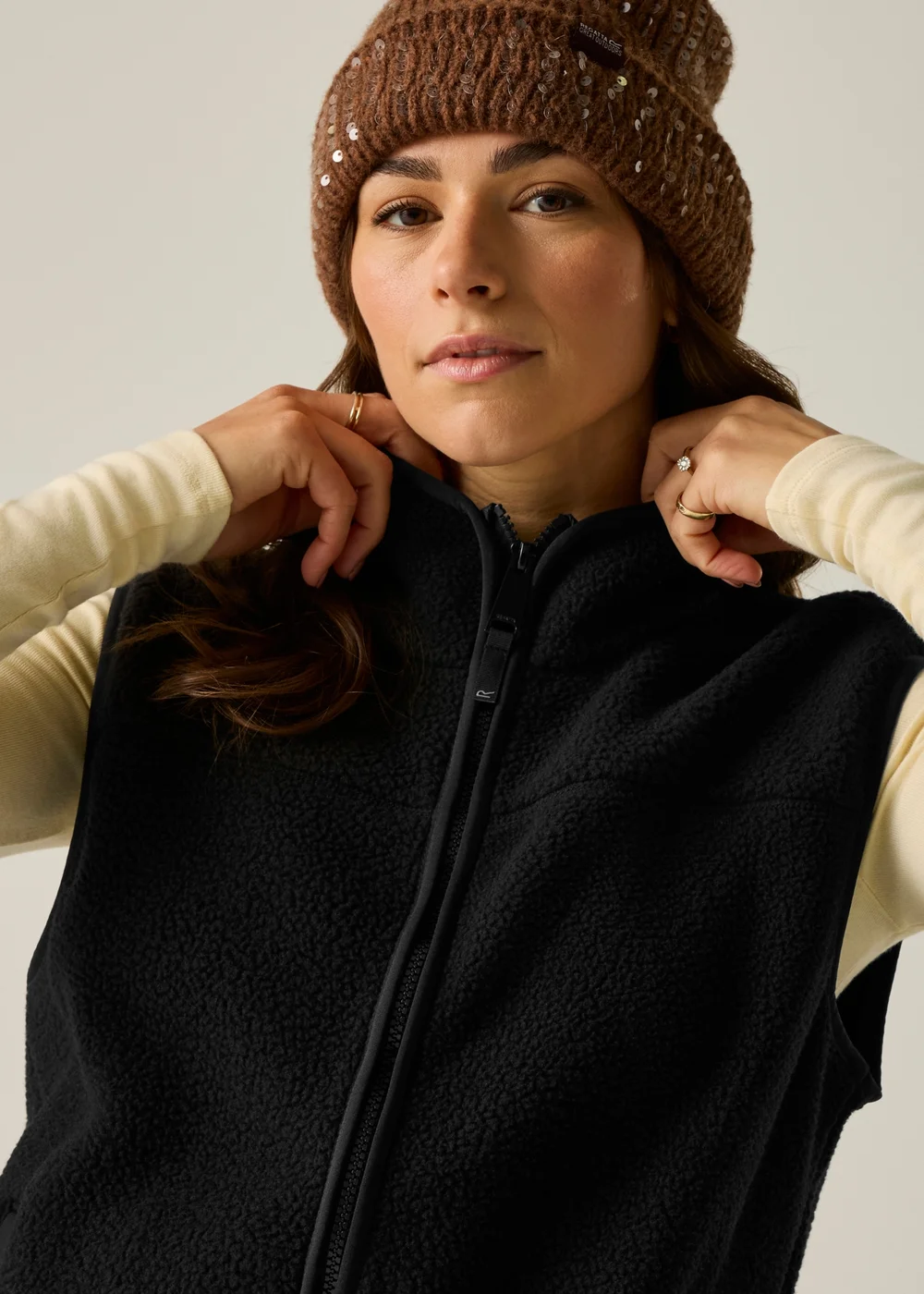 Regatta Black Frankie Borg Cosy Bodywarmer - 18 Image 1