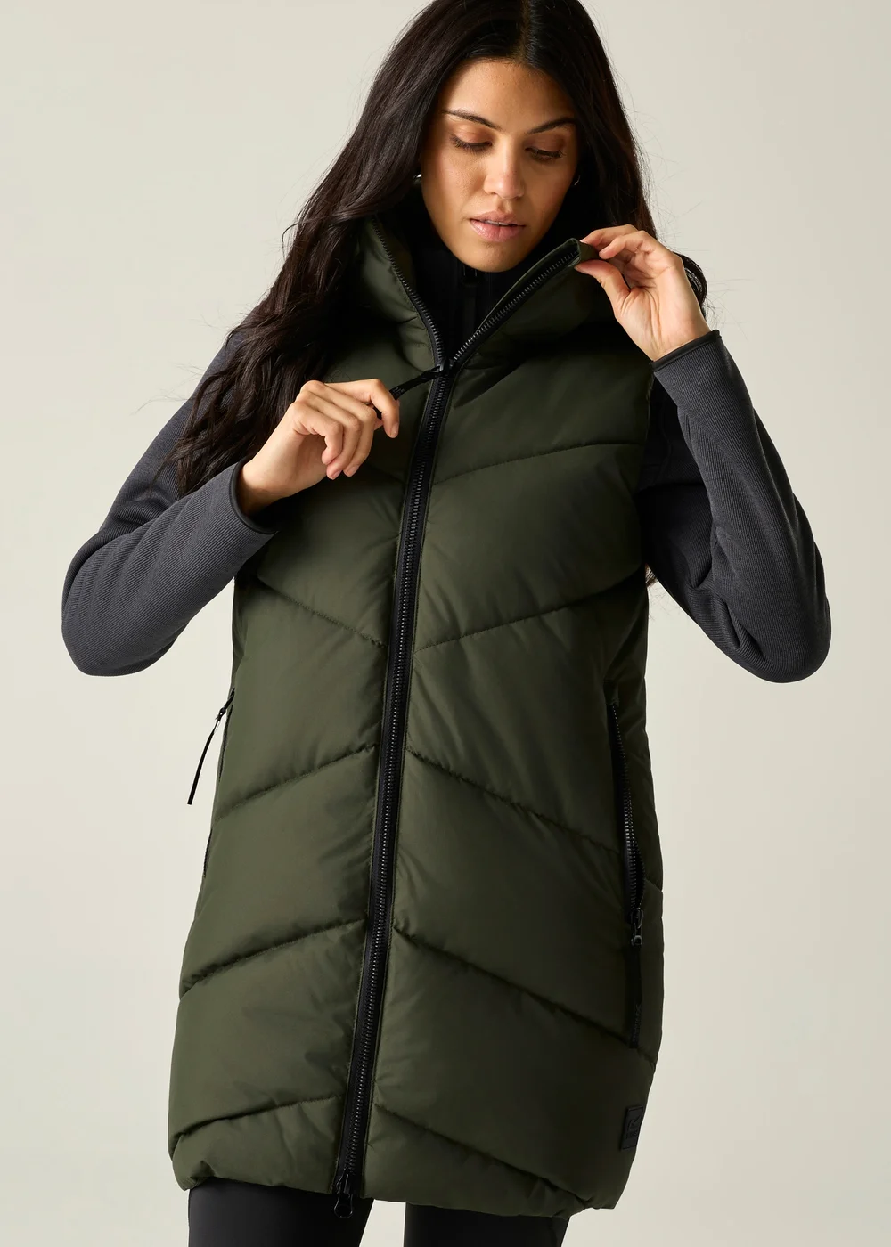 Regatta Khaki Merida Lightweight Bodywarmer - 20 Image 4