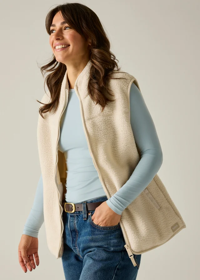 Regatta Cream Frankie Borg Cosy Bodywarmer