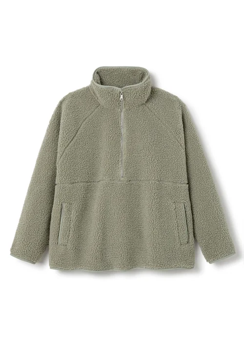 CT Active Meadow Oversized Half Zip Fleece Top - L Image 4