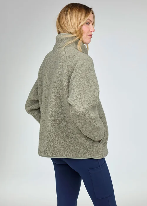 CT Active Meadow Oversized Half Zip Fleece Top - L Image 3