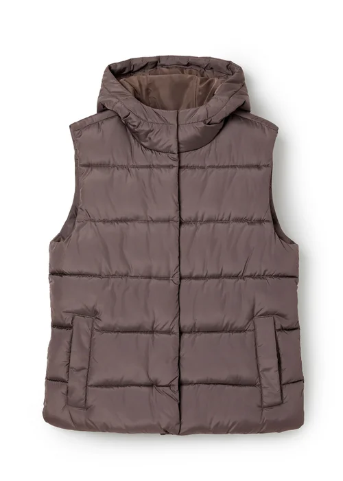 CT Active Dusty Mink Quilted Gilet With Pockets - 14 Image 4