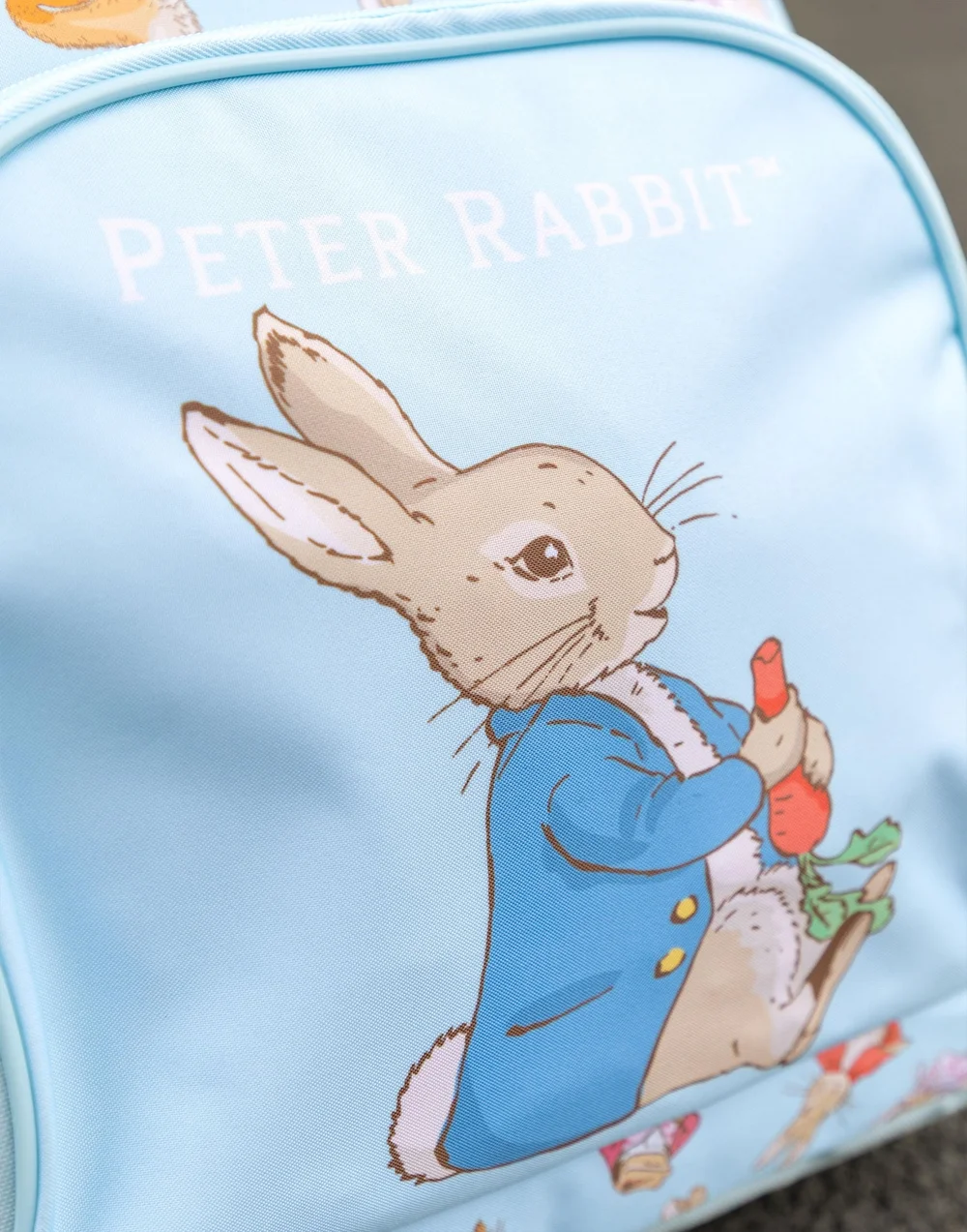 Vanilla Underground Peter Rabbit Unisex Kids Blue Multi Character Backpack (One Size) - One Size Image 2