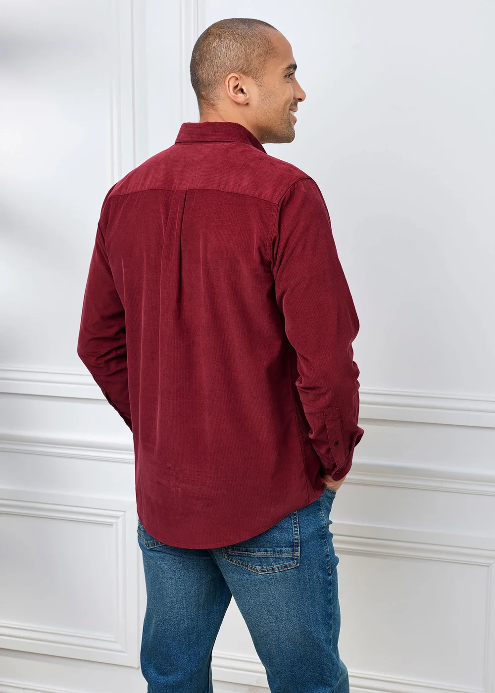 Cotton Traders Ruby Long Sleeve Cord Shirt - XL Image 3