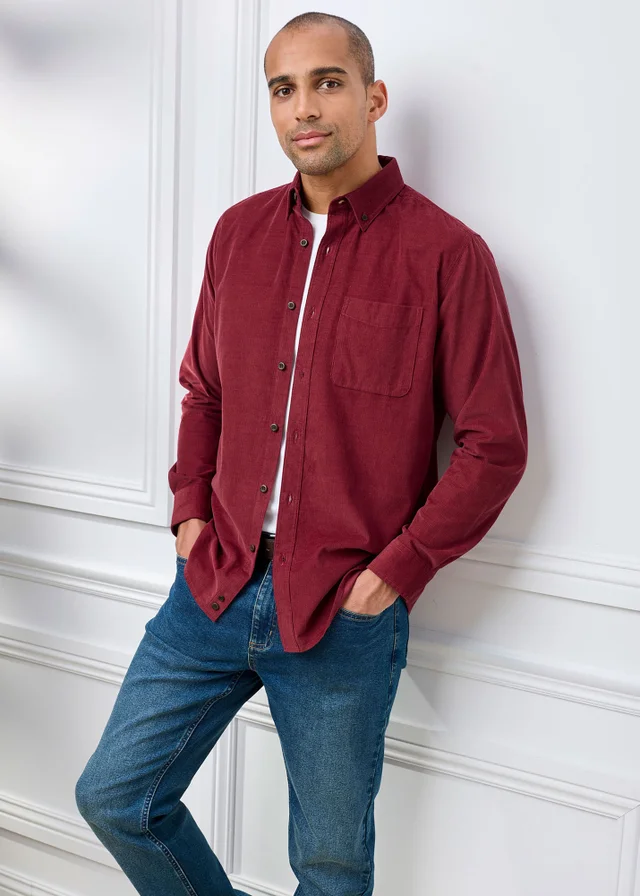 Cotton Traders Ruby Long Sleeve Cord Shirt