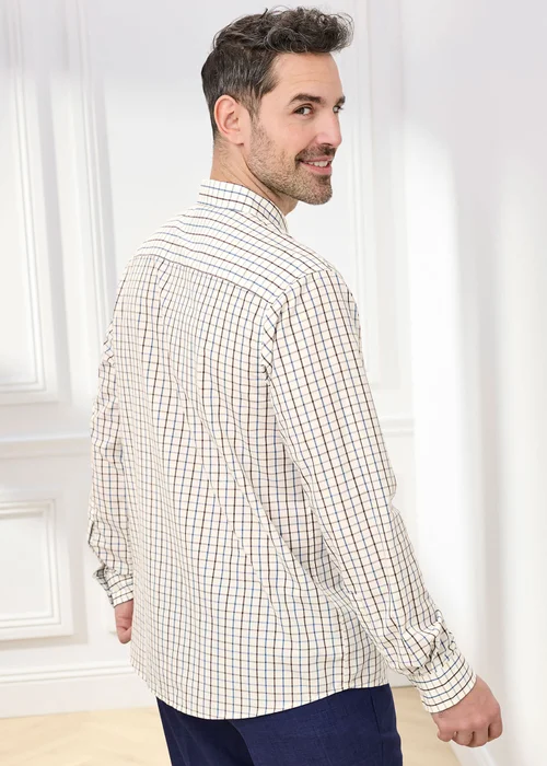 Cotton Traders Bark Long Sleeve Easy-care Shirt - 5XL Image 3