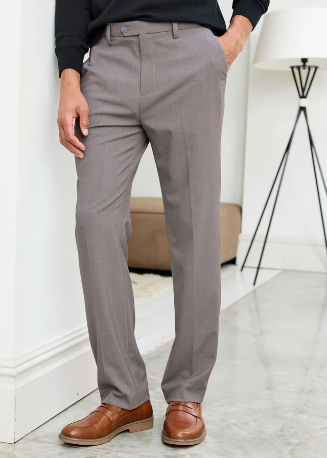 Cotton Traders Pewter Ultra Comfort 4-Way Stretch Trousers