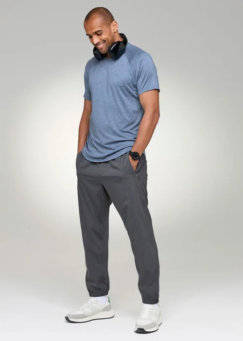 CT Active Washed Charcoal Pull On Trousers - L/L29 Image 1