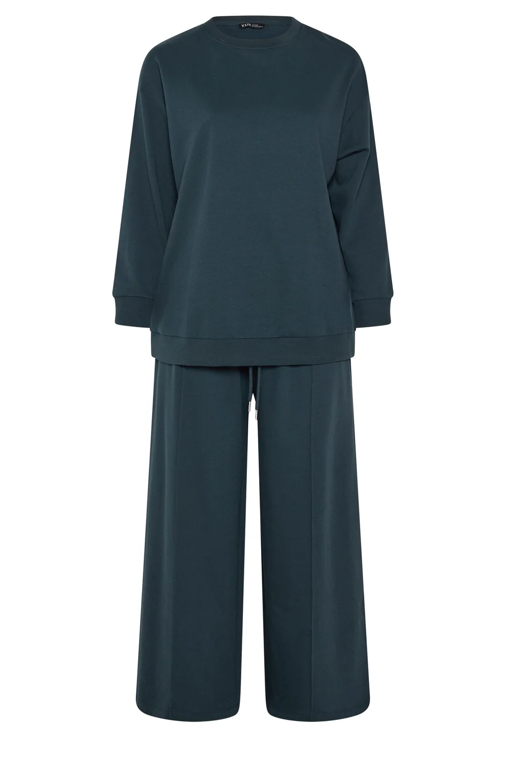 Yours Curve Navy Blue Sweatshirt & Jogger Set - 34-36/L28 Image 5