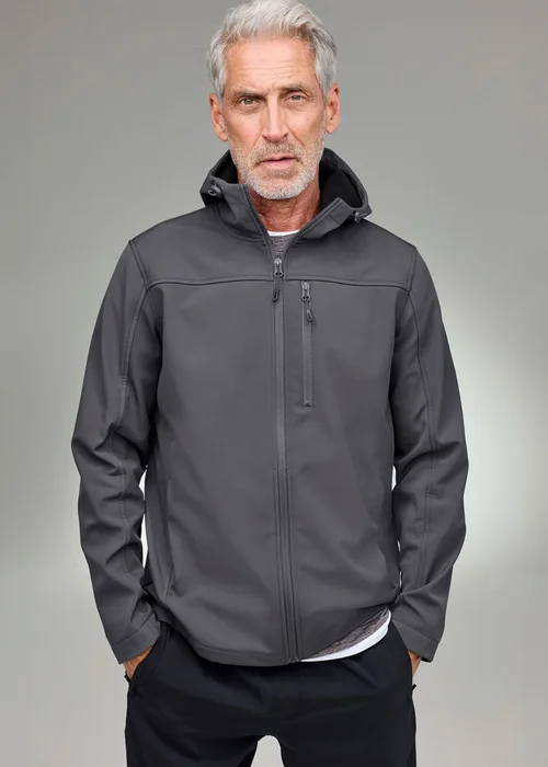 CT Active Washed Charcoal Soft Shell Windproof Jacket - M Image 2